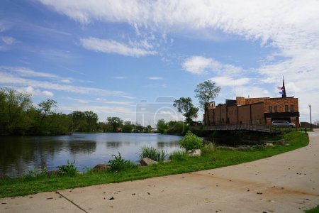 Photo for Scenic view of the lake at sunny day - Royalty Free Image