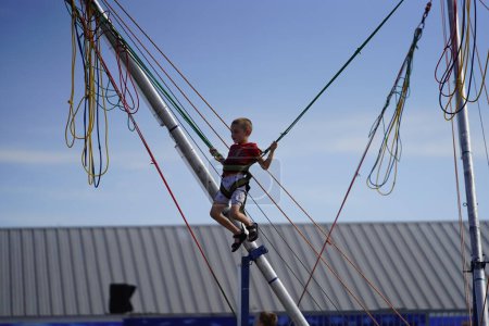 Téléchargez les photos : Elroy, Wisconsin États-Unis - 27 juin 2021 : La ville d'Elroy a tenu son carnaval annuel dans le comté de Juneau. - en image libre de droit