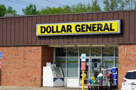 Photo for Ripon, Wisconsin USA - July 30th, 2023: Dollar General convenience store serving the community. - Royalty Free Image