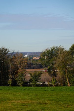 Foto de Plano escénico de hermoso paisaje otoñal en Indiana - Imagen libre de derechos