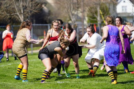 Téléchargez les photos : College Bal de bal Rugby 2019 - en image libre de droit