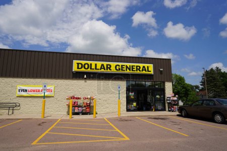 Photo for Ripon, Wisconsin USA - July 30th, 2023: Dollar General convenience store serving the community. - Royalty Free Image