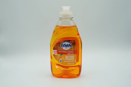 Photo for Fond du Lac, Wisconsin USA - March 19th, 2021: Dawn ultra special value antibacterial hand soap dishwashing liquid 207 ml fl oz - Royalty Free Image