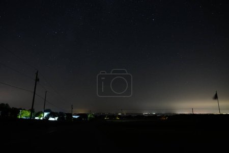 Photo for Night sky with stars - Royalty Free Image