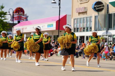 Photo for Wisconsin Dells, Wisconsin USA - September 18th, 2022: Dancing Grannies of Milwaukee participated in Wa Zha Wa 2022 fall festival parade. - Royalty Free Image
