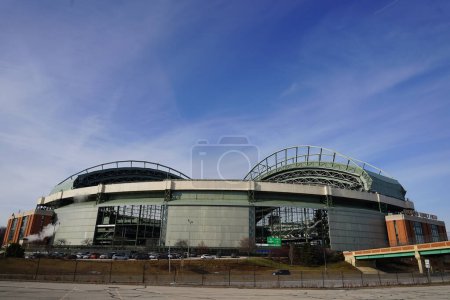 Photo for Milwaukee, Wisconsin USA - December 19th, 2022: American Family Field of Milwaukee Brewers Baseball team owned by American Family Insurance. - Royalty Free Image