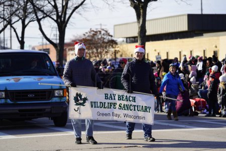 Téléchargez les photos : Green Bay, Wisconsin / États-Unis - Le 23 novembre 2019 : Green Bay, Wisconsin La communauté a tenu son 36e défilé annuel Prevea Green Bay organisé par Downtown Green Bay. - en image libre de droit