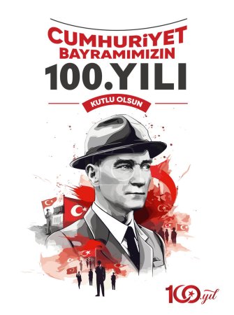 29 Ekim Cumhuriyet Bayram Kutlu Olsun. (Ankara, Turkiye) Übersetzung: Froher 29. Oktober, unser Tag der Republik. (Ankara, Türkei)