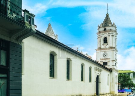 Photo for Cathedral Santa Maria la antigua, historical old town, UNESCO World Heritage Site, Panama City, Panama, Central America - Royalty Free Image