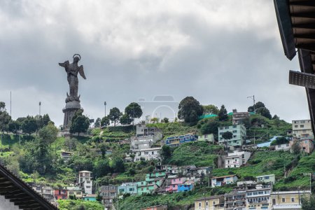 Photo for View towards El Panecillo, Quito, Pichincha Province, Ecuador - Royalty Free Image