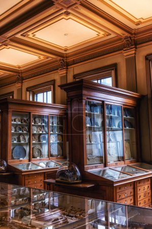 Photo for Haarlem, The Netherlands - 11 February 2023: The famous Teylers museum in Haarlem is the only museum in the world that has a authentic building and interior from the 18th century - Royalty Free Image