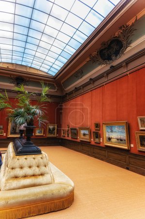 Photo for Haarlem, The Netherlands - 11 February 2023: Interior of the Teylers museum of (natural history) in Haarlem - Royalty Free Image