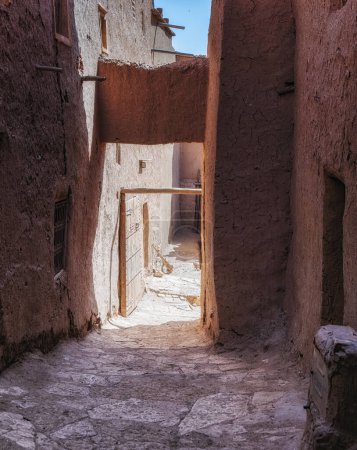 Foto de Pueblo bereber en las montañas del Alto Atlas, Marruecos, África del Norte - Imagen libre de derechos