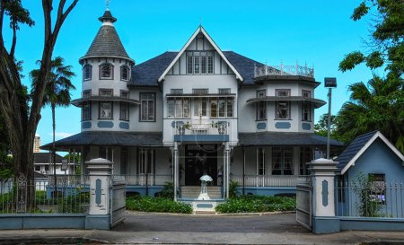 Photo for Mille Fleurs, is one of the magnificent seven buildings on Maraval Road. The National Trust of Trinidad and Tobago is housed here. - Royalty Free Image