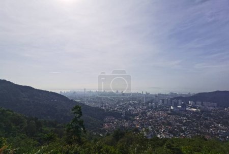 Photo for Beautiful Town view look from Penang hill, Malaysia - Royalty Free Image