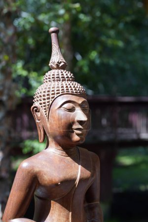 Photo for Buddha figure close up view - Royalty Free Image
