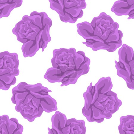 Illustration for Flower pattern vector illustration. The seamless integration pattern and texture was visually pleasing The background displayed subtle floral pattern inspired by nature The ornament incorporated - Royalty Free Image
