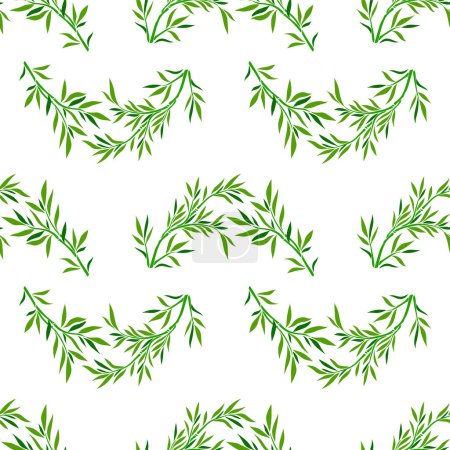 Illustration for Flower pattern vector illustration. The continuous flower pattern on dress created sense harmony The continual repetition floral motif added visual interest The flower pattern concept celebrated - Royalty Free Image