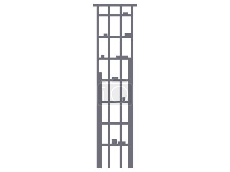 Foto de Ilustración del vector rascacielos. Perspectivas urbanas se enriquecen con presencia dinámica imponentes rascacielos Valores inmobiliarios aprecian con encanto propiedades residenciales de alta gama Rascacielos simbolizan - Imagen libre de derechos