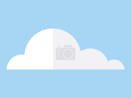 Téléchargez les photos : Illustration vectorielle Cloud. La météorologie analyse les nuages dynamiques, démêlant atmosphère secrète nuages Cumulus, comme le coton sculpté, grâce au ciel avec leur beauté naturelle - en image libre de droit