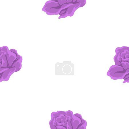 Seamless pattern flowers vector illustration. The repetitive nature seamless design created sense rhythm and harmony The seamless pattern flowers concept explored interconnectedness all living things