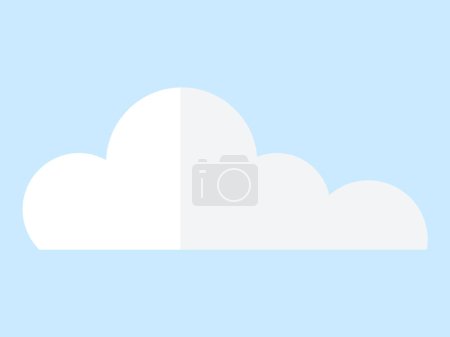 Ilustración de Ilustración del vector nube. Nubes oníricas crean maravilla sensorial, convirtiendo la atmósfera en lienzo Nubes de cúmulos esponjosas derivan sin esfuerzo, agregando magia táctil al cielo alto - Imagen libre de derechos