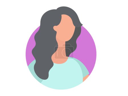 Illustration for Person icon vector illustration. People icons can represent individuals in simplified and recognizable form A profile view offers different perspective on persons features and expressions The internet - Royalty Free Image