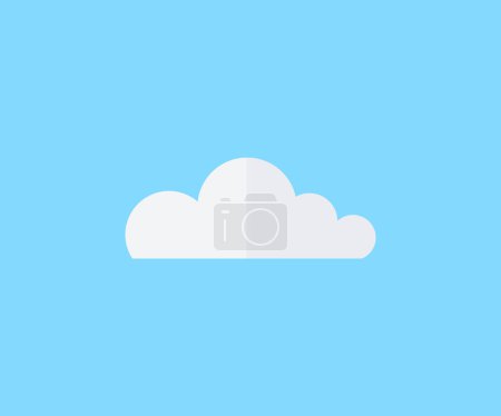 Téléchargez les photos : Illustration vectorielle Cloud. Les modèles de vent influencent le mouvement et la forme des cumulus dans le ciel Les nuages oniriques créent des émerveillements sensoriels, transformant l'atmosphère en toile - en image libre de droit