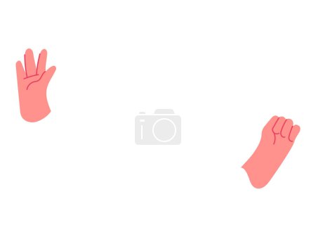 Body part hands vector illustration. Learning about body parts enhances awareness individual health needs and conditions The anatomical position is fundamental reference point in medical examinations