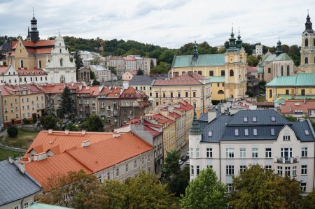 Photo for View of Przemysl from the observation deck of the instrument museum. Poland. - Royalty Free Image