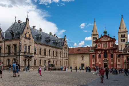 Photo for Small baroque church at the back of St. Vitus cathedral - Royalty Free Image