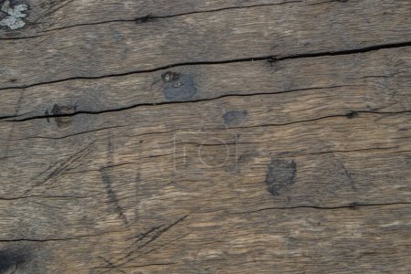 Foto de Textura de madera marrón vintage, fondo de madera antigua - Imagen libre de derechos