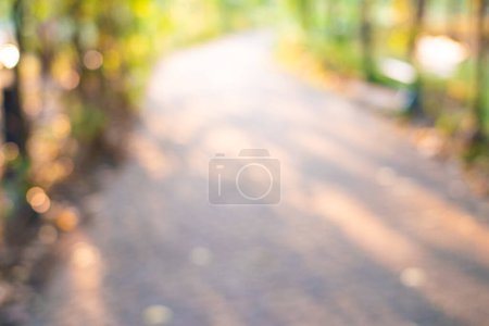 Photo for Abstract blurred background with public city park - Royalty Free Image