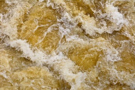 Photo for Water turbulent flowing out of the weir - Royalty Free Image