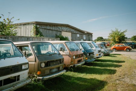 Photo for VW vans at The Peoples Car Company, Jericho, Vermont - Royalty Free Image