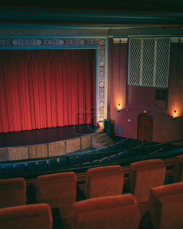 Téléchargez les photos : Intérieur du Théâtre du Monde, Kearney, Nebraska - en image libre de droit