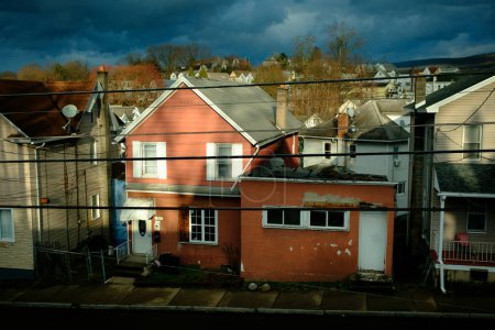View of houses on Hazle Street, Wilkes-Barre, Pennsylvania