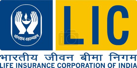 Photo for New York, USA - 9 March 2024: LIC Life Insurance Corporation of India Company Logo, Corporation Icon, Illustrative Editorial. - Royalty Free Image