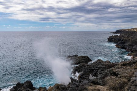Photo for Saint-Leu, Reunion Island - The blowing rock - Royalty Free Image