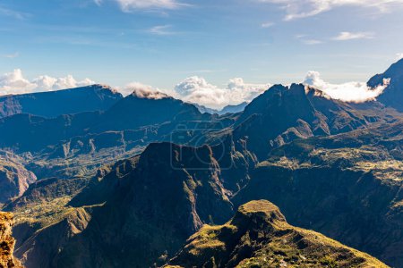 Photo for Mafate, Reunion Island - View to Mafate cirque from Maido point of view - Royalty Free Image