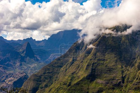 Photo for Reunion Island - Scenic view of Mafate cirque - Royalty Free Image
