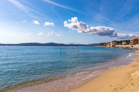 Téléchargez les photos : Sainte Maxime beach, French Riviera - en image libre de droit