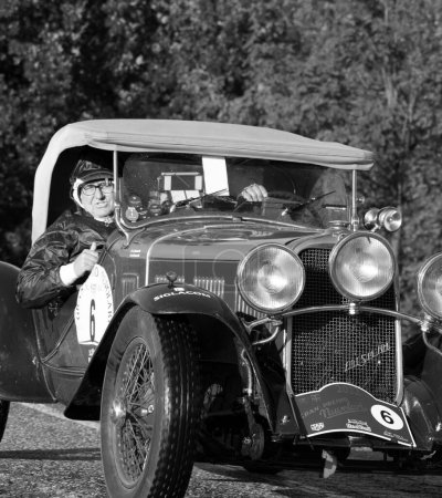 Photo for San marino , san marino - sett. 16 : FIAT 514 MM 1930 in coppa nuvolari old racing car - Royalty Free Image