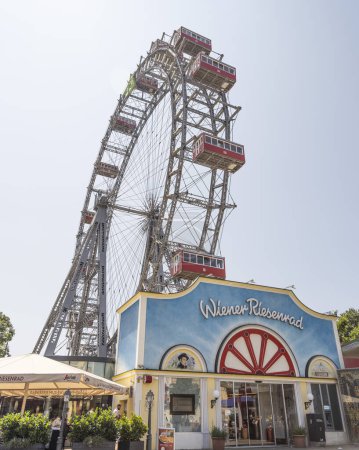 Photo for Wiener Prater amusement park, Vienna, Austria, Europe, 25. July 2023 - Royalty Free Image