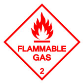 Class 2 Flammable Gas Symbol Sign ,Vector Illustration, Isolate On White Background Label .EPS10  puzzle #624859596