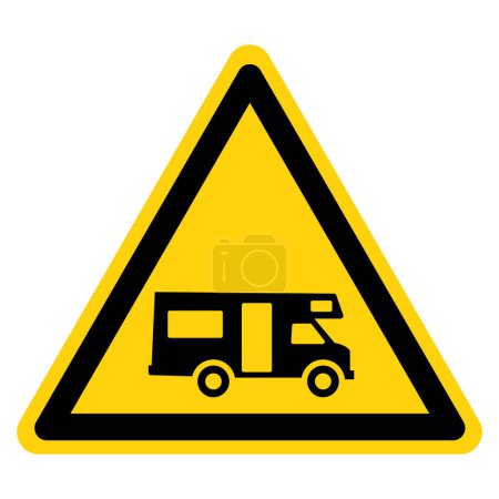 Illustration for Motor Homes Symbol Sign, Vector Illustration, Isolate On White Background Label .EPS10 - Royalty Free Image