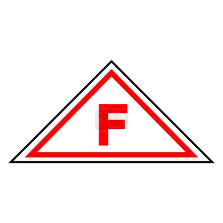 Ilustración de Signo de símbolo de armadura de piso, ilustración vectorial, aislamiento en la etiqueta de fondo blanco. - Imagen libre de derechos