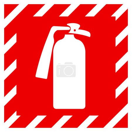 Fire Extinguisher Symbol Sign, Vector Illustration, Isolate On White Background Label.EPS10