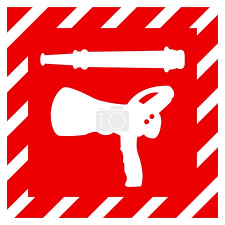 Feuer Sprinklerköpfe Symbol-Zeichen, Vektor-Illustration, isoliert auf weißem Hintergrund Label.EPS10