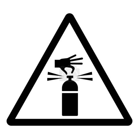 High Pressure Symbol Sign, Vector Illustration, Isolate On White Background Label.EPS10